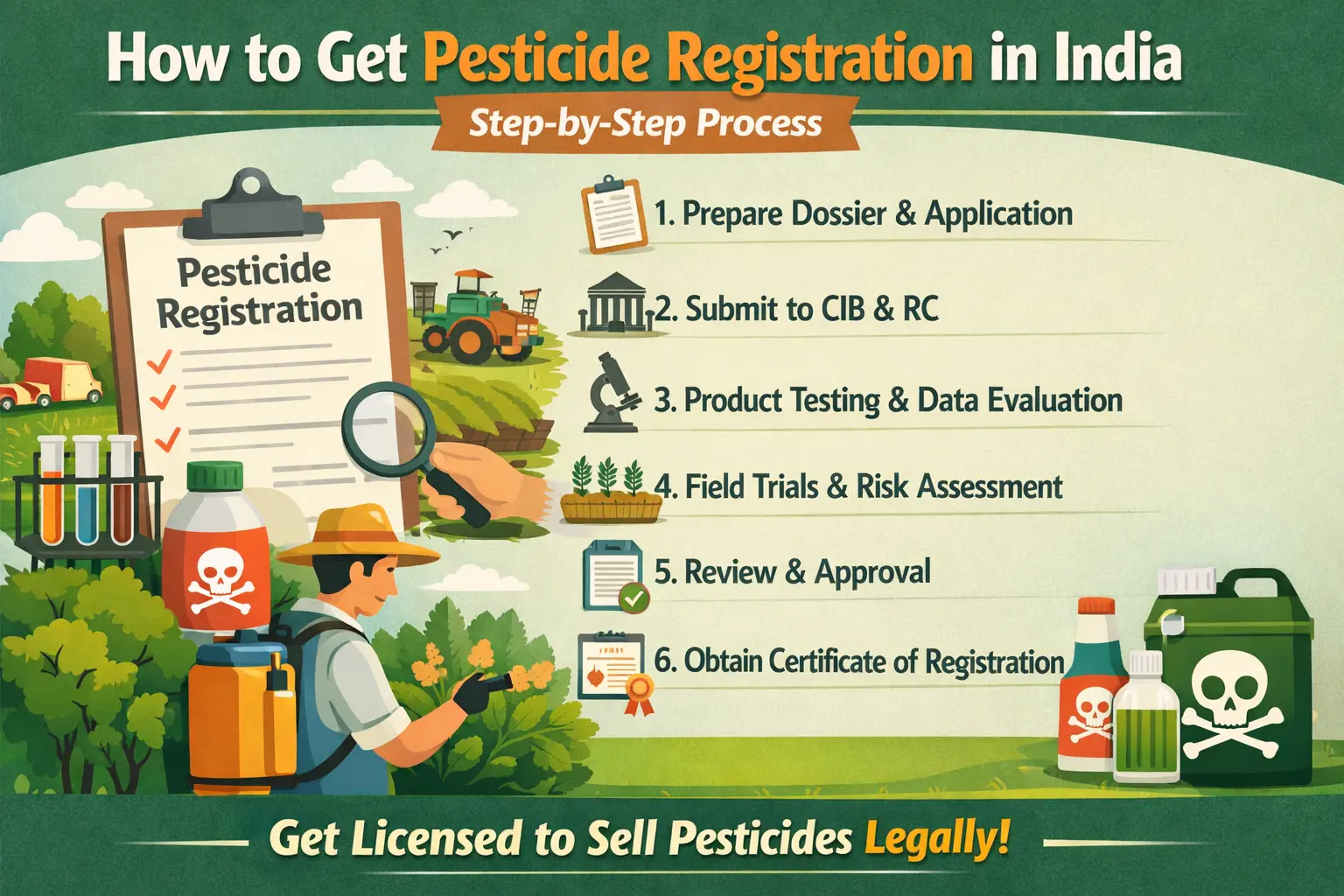 Pesticide registration process in India